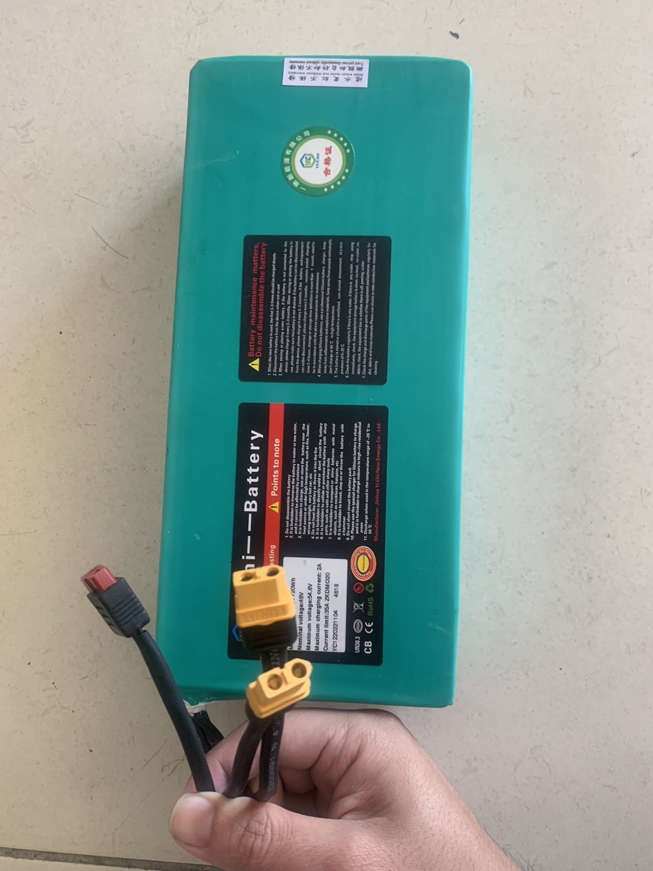 Brand New 48V Lithium Battery for Dragon Scooters AKEZ