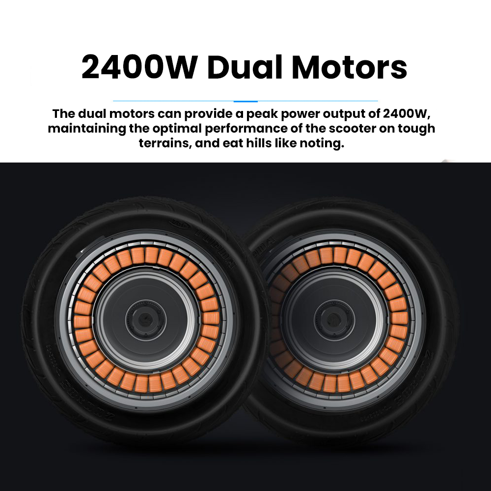 2023 Latest Thunder X2™ Foldable Dual Motor Off Road Electric Scooter 2400W 60KM/H